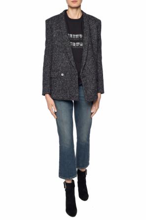 Sweatshirt with a printed logo, zdjęcie 2 Sweatshirt with a printed logo od Saint Laurent